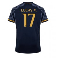 Billiga Real Madrid Lucas Vazquez #17 Borta fotbollskläder 2023-24 Kortärmad